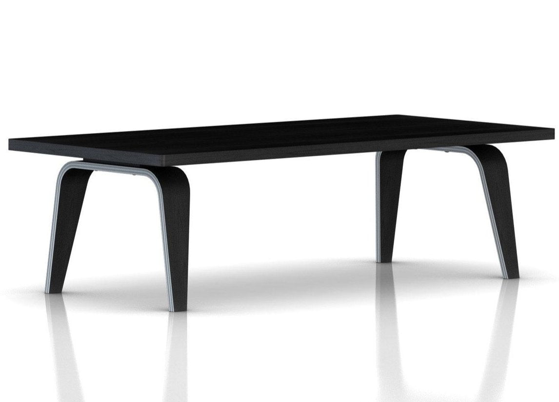 Eames Rectangular Coffee Table / Veneer Top with Veneer Edge Coffee Tables herman miller 48-inches Wide +$155.00 Ebony Top 