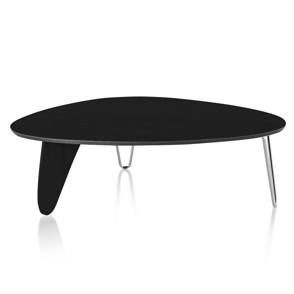 Isamu Noguchi Rudder Table Coffee Tables herman miller Ebony On Ash Top 