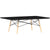 Eames Rectangular Dowel Leg Coffee Table Coffee Tables herman miller Ebony Natural Maple Black