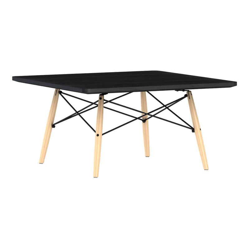 Eames Square Dowel Leg Coffee Table Coffee Tables herman miller Ebony Natural Maple Black