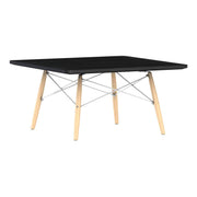 Eames Square Dowel Leg Coffee Table Coffee Tables herman miller Ebony Natural Maple White