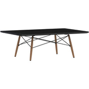 Eames Rectangular Dowel Leg Coffee Table Coffee Tables herman miller Ebony Walnut +$30.00 Black