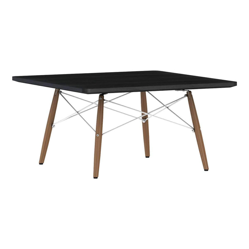 Eames Square Dowel Leg Coffee Table Coffee Tables herman miller Ebony Walnut +$30.00 White