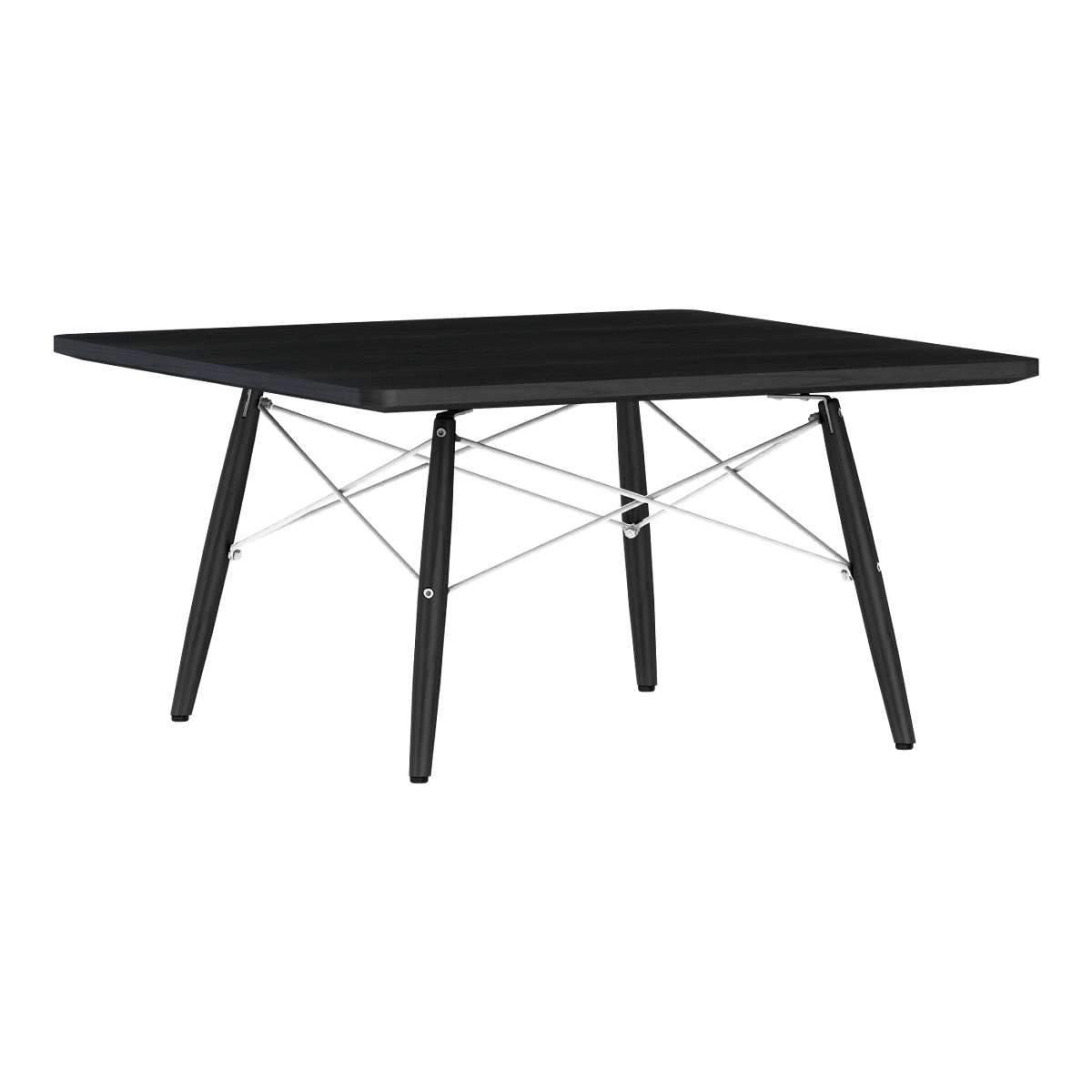 Eames Square Dowel Leg Coffee Table Coffee Tables herman miller Ebony Ebony +$30.00 White