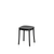 Emeco 1 Inch Upholstered Small Stool Stools Emeco Dark Powder Coated Aluminum Kvadrat Divina Melange 0170 