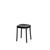 Emeco 1 Inch Upholstered Small Stool Stools Emeco Dark Powder Coated Aluminum Leather Spinneybeck Volo Black 