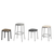 Emeco 1 Inch Upholstered Small Stool Stools Emeco 