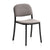 Emeco 1 Inch Upholstered Stacking Chair Chairs Emeco Dark Powder Coated Aluminum Maharam Mode Sycamore 008 