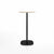 Emeco 2 Inch Flat Base Bar Height Table - Round Top Coffee table Emeco Table Top 24" Black Powder Coated Aluminum Ash Wood