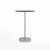 Emeco 2 Inch Flat Base Bar Height Table - Round Top Coffee table Emeco Table Top 30" Brushed Aluminum Walnut Wood