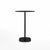 Emeco 2 Inch Flat Base Bar Height Table - Round Top Coffee table Emeco Table Top 30" Black Powder Coated Aluminum Black HPL