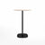 Emeco 2 Inch Flat Base Bar Height Table - Round Top Coffee table Emeco Table Top 30" Black Powder Coated Aluminum Ash Wood