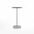 Emeco 2 Inch Flat Base Bar Height Table - Round Top Coffee table Emeco Table Top 24" Brushed Aluminum Walnut Wood