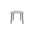 Emeco Run Table 32" table Emeco Black Powder Coated Frame - Ash Top Finish 