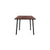 Emeco Run Table 32" table Emeco Black Powder Coated Frame - walnut Top Finish 