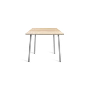 Emeco Run Table 32" table Emeco Clear Aluminum Frame - Aluminum Top Finish 