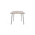 Emeco Run Table 32" table Emeco Clear Aluminum Frame - Ash Top Finish 