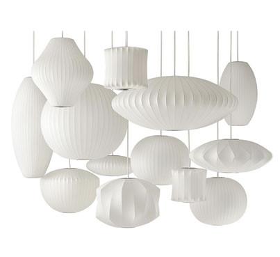 Nelson Bell Bubble Pendant hanging lamps herman miller 