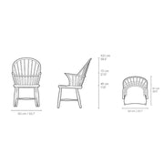 FH38 Windsor Chair Side/Dining Carl Hansen 