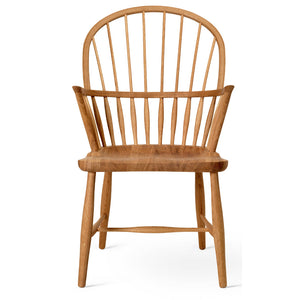 FH38 Windsor Chair Side/Dining Carl Hansen Oak-Oil No Seat Cushion 