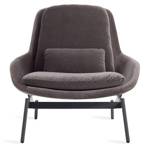 Field Lounge Chair lounge chair BluDot Storm Velvet 