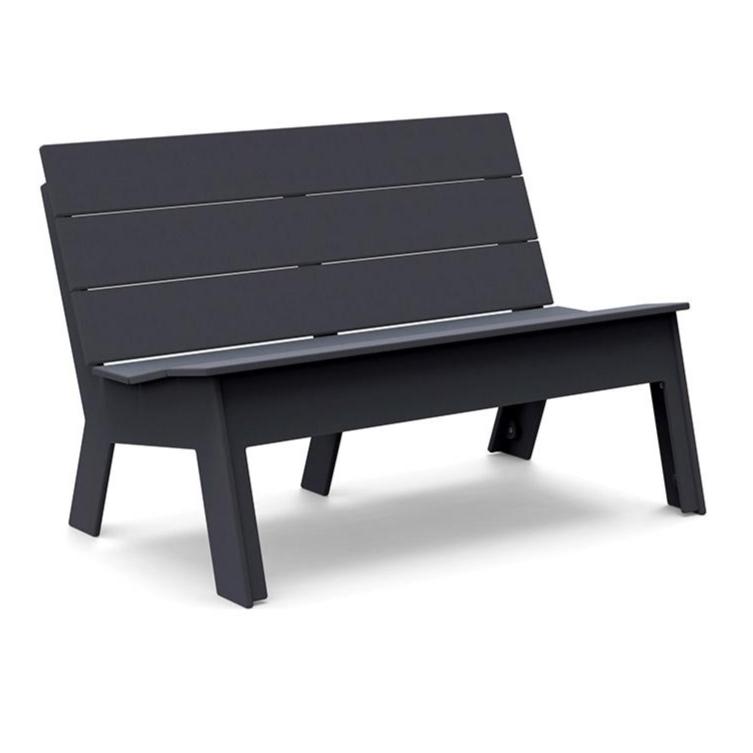 Fire Bench Benches Loll Designs Charcoal Grey 