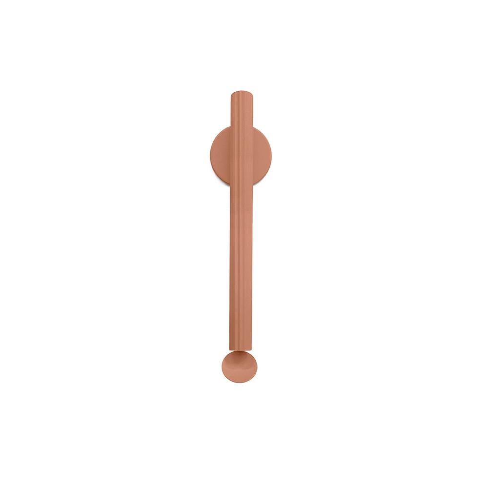Flauta Indoor Wall Sconce Wall Sconce Flos Riga 19.7&quot; Anodized Copper