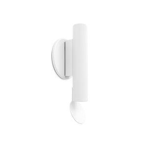 Flauta Indoor Wall Sconce Wall Sconce Flos Riga 8.9" White