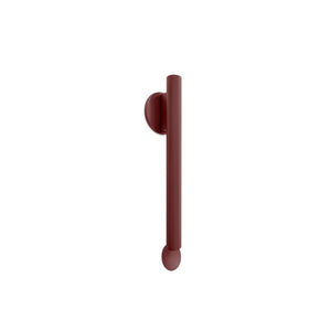 Flauta Indoor Wall Sconce Wall Sconce Flos Spiga 19.7" Anodized Ruby Red