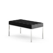 Florence Knoll 2 Seat Bench Benches Knoll Onyx Classic Boucle 