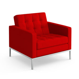 Florence Knoll Lounge Chair lounge chair Knoll Cato - Fire Red 