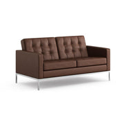 Florence Knoll Settee Sofa Knoll Volo Leather - Toast 