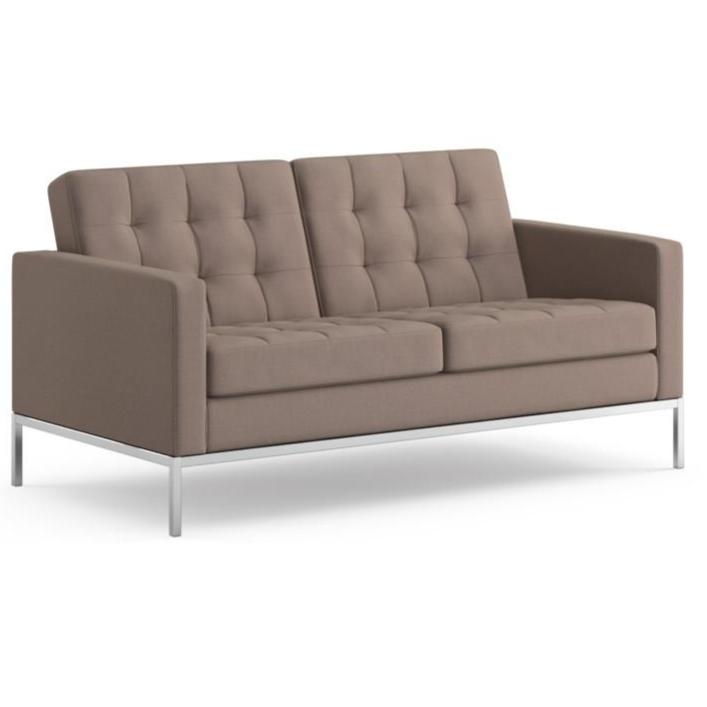 Florence Knoll Settee Sofa Knoll Hopsack - Putty 