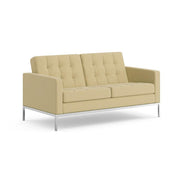 Florence Knoll Settee Sofa Knoll Ultrasuede - Sand 