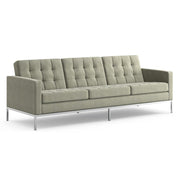 Florence Knoll Sofa Sofa Knoll Knoll Velvet - Silver 