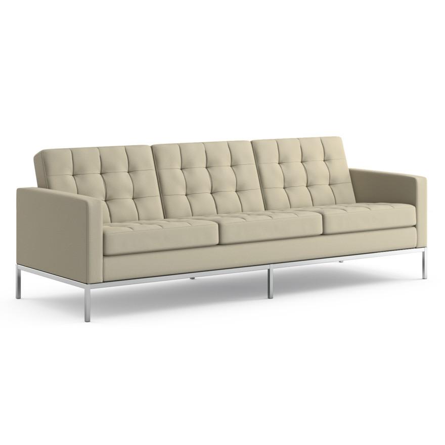 Florence Knoll Sofa Sofa Knoll Ultrasuede - Sandstone 