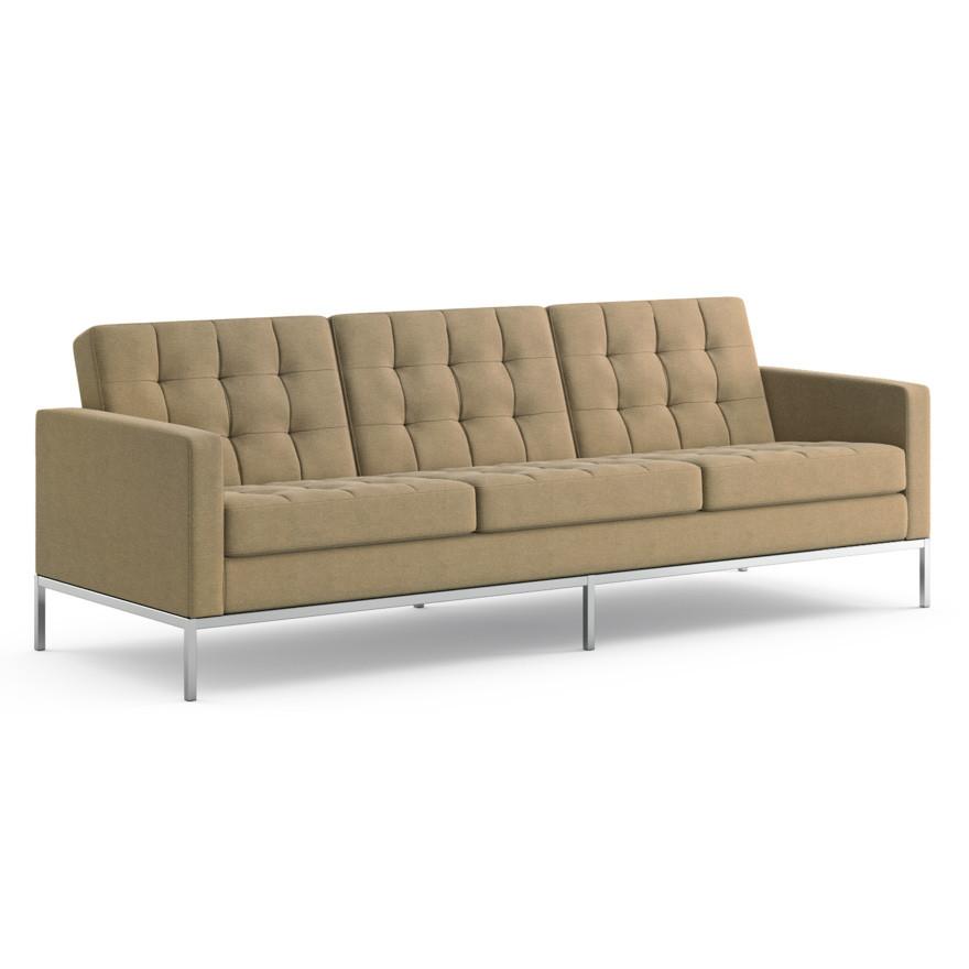 Florence Knoll Sofa Sofa Knoll Knoll Velvet - Sandstone 