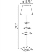 Bibliotheque Nationale Floor Lamp Floor Lamps Flos 