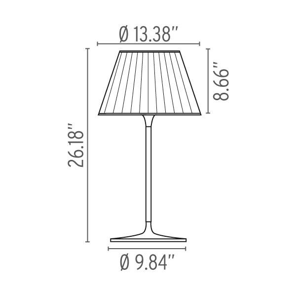 Romeo Soft T1 Medium Table Lamps Flos 