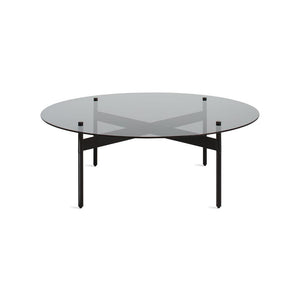 Flume Round Coffee Table Coffee Tables BluDot Black 