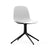 Form 4-Legged Swivel Chair Chairs Normann Copenhagen Black Aluminum White 