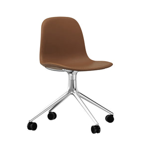 Form 4-Wheels Swivel Chair Full Upholstered Chairs Normann Copenhagen 