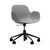 Form Armchair Swivel 5W Gaslift Chairs Normann Copenhagen Black Aluminum Grey 