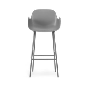 Form Bar/Counter Armchair Chairs Normann Copenhagen 29.5" Bar Grey 
