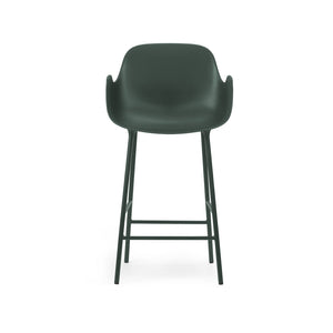 Form Bar/Counter Armchair Chairs Normann Copenhagen 25.6" Counter Green 