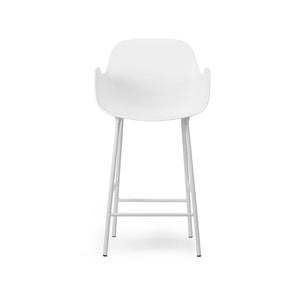 Form Bar/Counter Armchair Chairs Normann Copenhagen 25.6" Counter White 