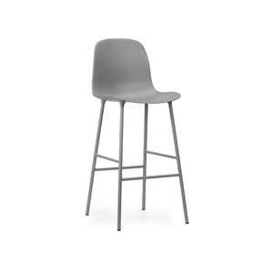 Form Bar Chair Chairs Normann Copenhagen 29.5" Bar Grey 