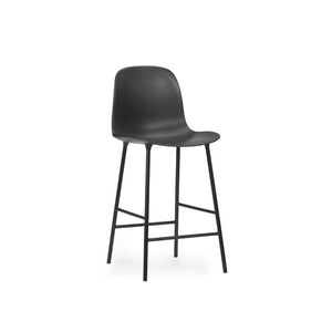 Form Bar Chair Chairs Normann Copenhagen 25.6" Counter Black 