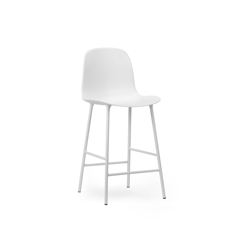 Form Bar Chair Chairs Normann Copenhagen 25.6" Counter White 