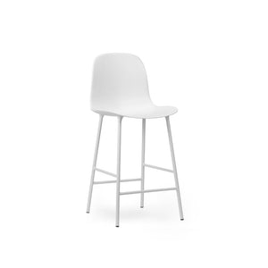 Form Bar Chair Chairs Normann Copenhagen 25.6" Counter White 